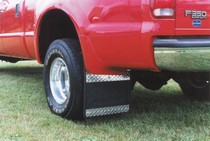 Owens 19x24 DWD Rubber Mud Flaps With Diamond Tread Insert - Click Image to Close